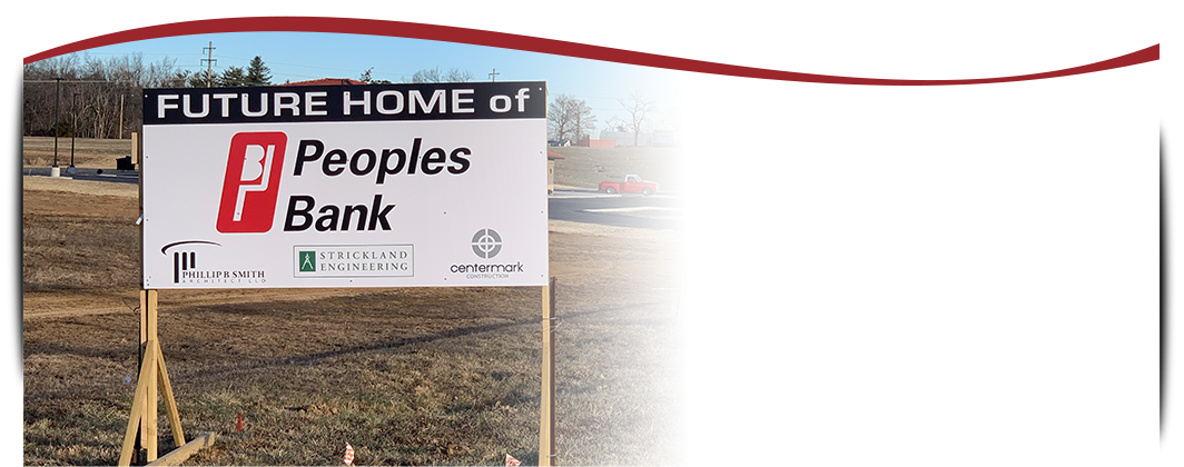 Peoples Bank is excited to announce the construction of a new branch in Perryville!